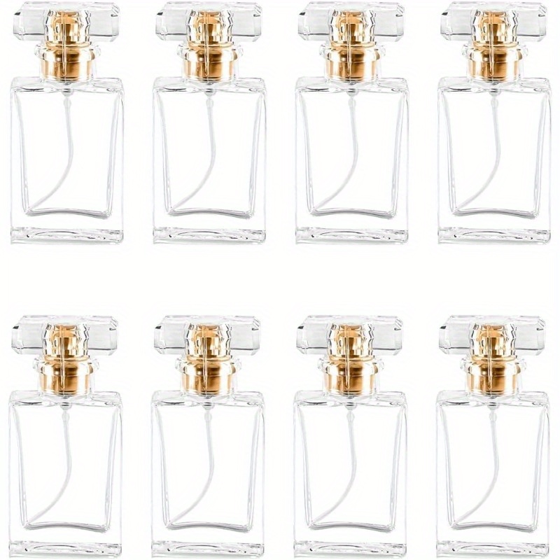 Perfume Fragrance Book - 8 ชิ้น 30 มิลลิลิตรขวดน้ําหอมแก้วเติม Clear Travel
