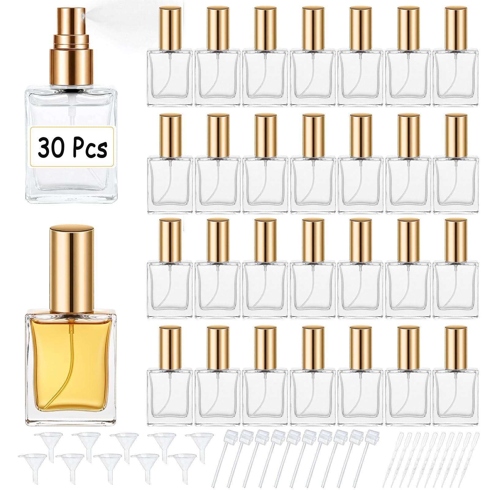 Perfume Fragrance Book - ขวดสเปรย์น้ำหอมแก้วใสคุณภาพสูงขนาด 30 15 มล. พร้อมอุปกรณ์บรรจุภัณฑ์ เหมาะสำหรับน้ำหอมและการเดินทาง