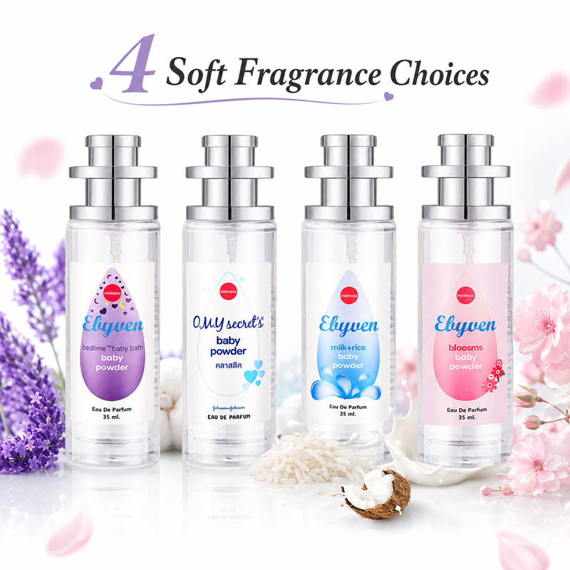 Perfume Lavender Fragrance - น้ำหอมเด็กแบบฝุ่น 2 ชิ้น ขนาด 35 มล.