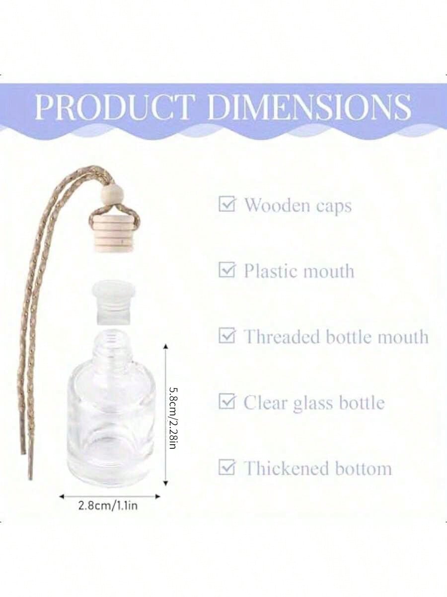 20 ชิ้นแขวนรถ Freshener แก้วใส - Perfume Fragrance Book บทวิจารณ์และราคา