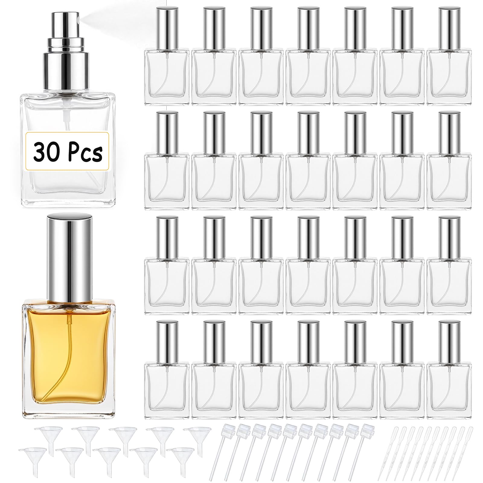 ขวดสเปรย์น้ำหอมแก้วใสคุณภาพสูง - Perfume Fragrance Book บทวิจารณ์และราคา