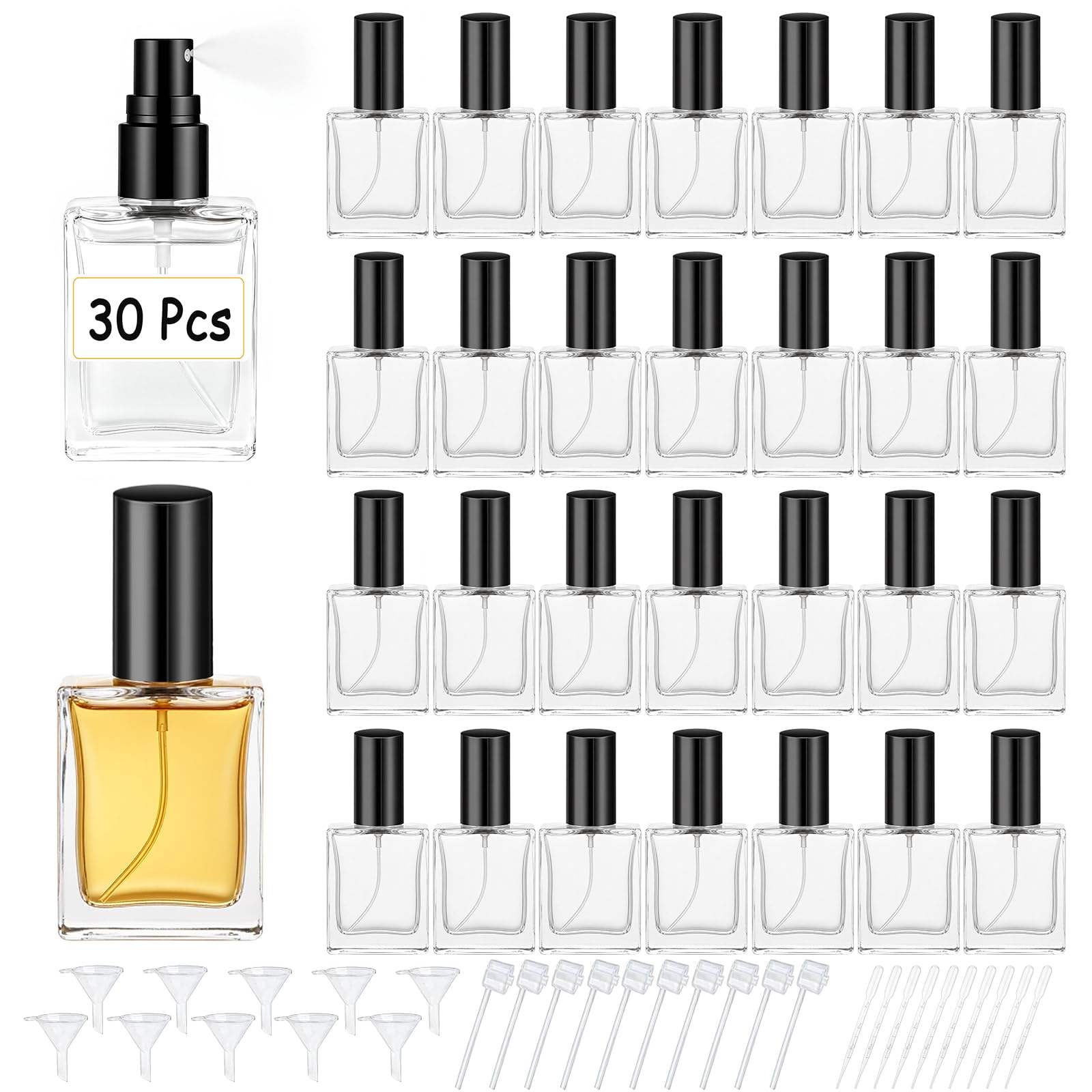 ขวดสเปรย์น้ำหอมแก้วใสคุณภาพสูง - Perfume Fragrance Book บทวิจารณ์และราคา