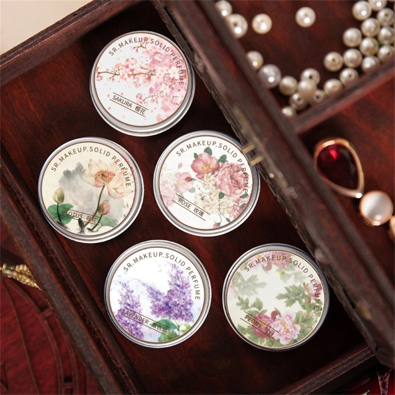 น้ำหอมแบบแข็ง บาล์มแบบแข็งแบบพ - Perfume Jasmine Fragrance บทวิจารณ์และราคา