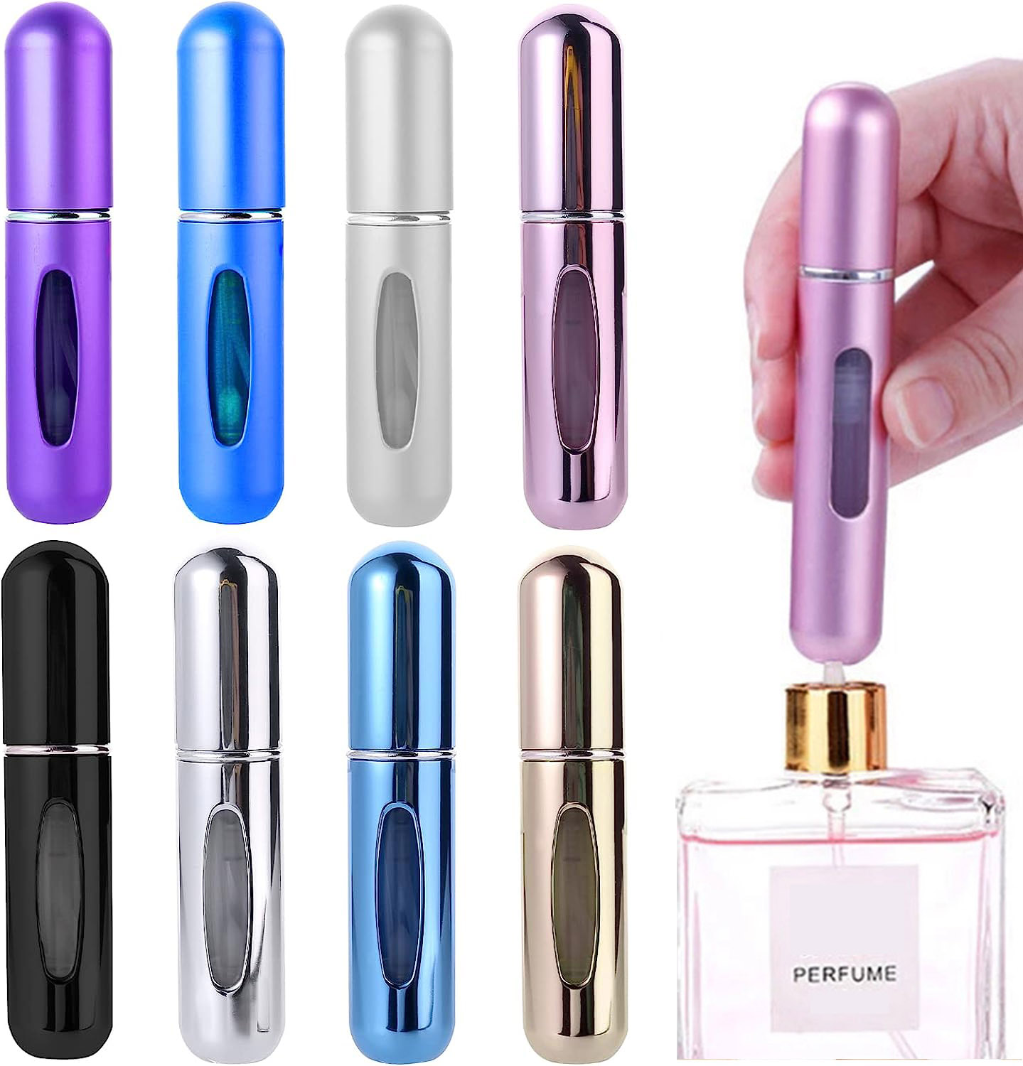 รีฟิลมินิขวดน้ําหอมแบบพกพาขวดเ - Perfume Fragrance Book บทวิจารณ์และราคา